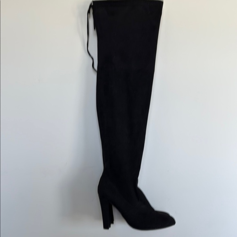 Steve Madden Black Over-the-Knee Women's Boots